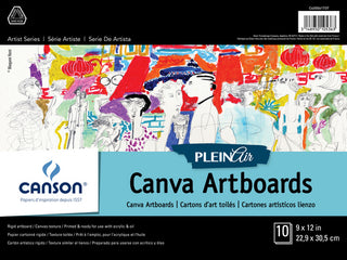 9x12" / Canva Artboard Plein Air Pad / Canson