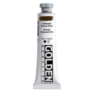 Iridescent Bronze (Fine) 2oz / Heavy Body Acrylics / Golden Paints