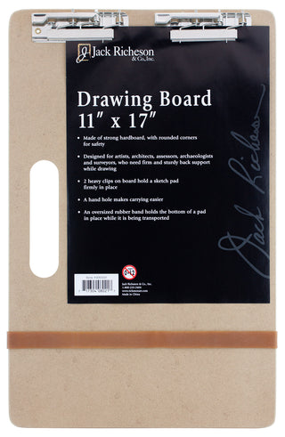 11x17" / Heavy Duty Sketching Drawing Clipboard / Jack Richeson