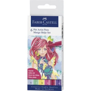 Manga Shojo Pastel / PITT Artist Brush Pen Marker Set / Faber-Castell