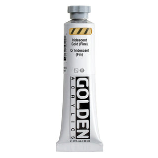 Iridescent Gold (Fine) 2oz / Heavy Body Acrylics / Golden Paints