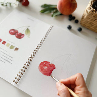 "Fruit" / Beginner Watercolor Workbook