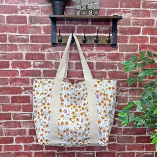 Block-Printed Canvas Bags - Multiple Styles