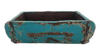 Blue Vintage Brick Mould/Wooden Planter