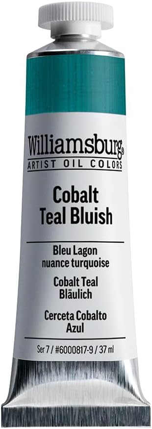 Cobalt Teal Bluish 37ml  / Williamsburg Handmade Oil Color