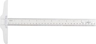 12" / Calibrated Plastic T-Square / C-Thru