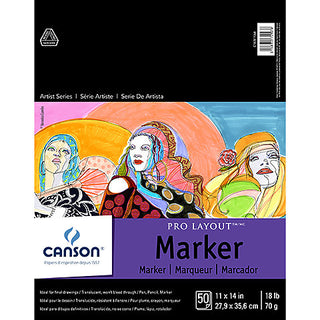 9x12" / Marker Pro Layout Pad / Canson