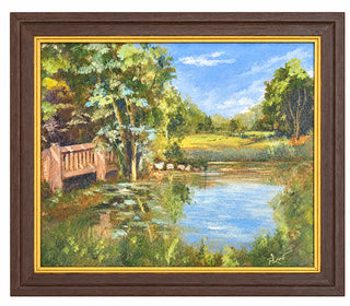 "Uxbridge Park (Plein Air)" by Rose Wang / Landscape/Seascape 2026 Juried Exhibit