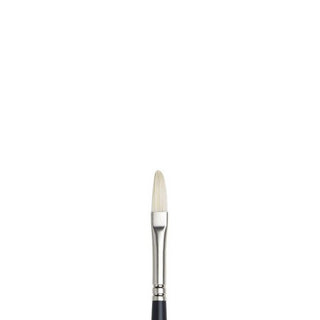 Filbert / Long Handle Hog Bristle Artists Oil Brushes / Winsor & Newton