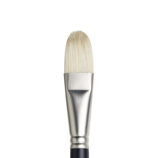 Filbert / Long Handle Hog Bristle Artists Oil Brushes / Winsor & Newton