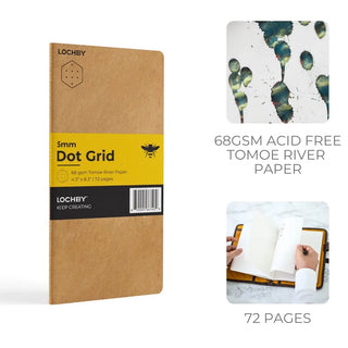 Dotted / Tn Size Notebooks / Journal / Lochby