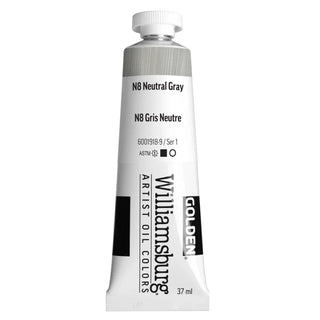 N8 Neutral Gray / 37mL / Williamsburg Handmade Oil Color