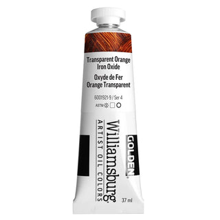 Transparent Orange Iron Oxide / 37mL / Williamsburg Handmade Oil Color