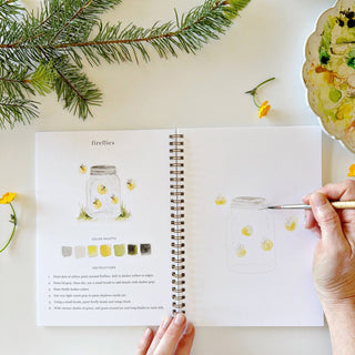 "Camping" / Beginner Watercolor Workbook