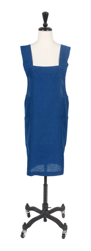 Firenze Stone Washed Linen Cross Back Smock Apron / KAF Home