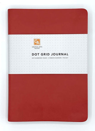 Various Colors / 5¾x8¼” / Dot Grid Journal