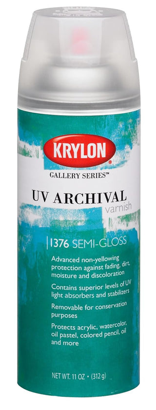 11oz / Semi-Gloss / UV Archival Varnish Spray / Krylon