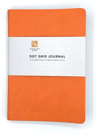 Various Colors / 5¾x8¼” / Dot Grid Journal