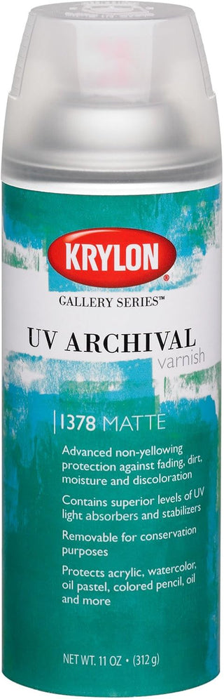 11oz / Matte / UV Archival Varnish Spray / Krylon