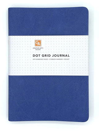 Various Colors / 5¾x8¼” / Dot Grid Journal