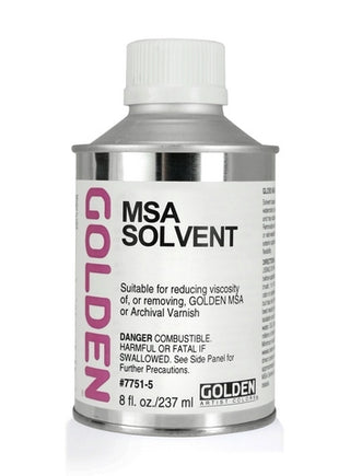 8oz / MSA Solvent / Golden