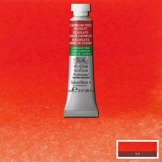 Cadmium-Free Scarlet / Watercolour 5mL / Winsor & Newton