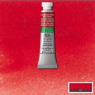 Cadmium-Free Red Deep / Watercolour 5mL / Winsor & Newton