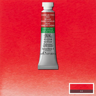 Cadmium-Free Red / Watercolour 5mL / Winsor & Newton