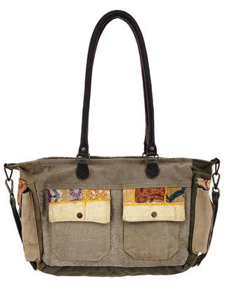 Recycled Military Tent Shoulder Bag