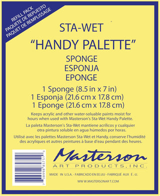 12x16” / Sta-Wet Handy Sponge Refills / Masterson