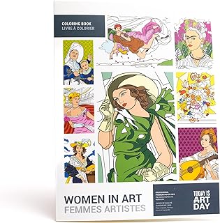 Women in Art Coloring Book