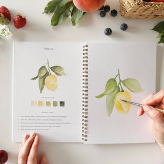 "Fruit" / Beginner Watercolor Workbook