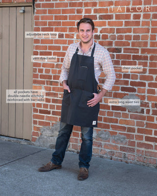 Various Colors / KAF Home Tailor Aprons - Oversized, and Multi-purpose