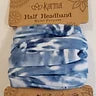 Blue Tie-Dye  / Half Headband