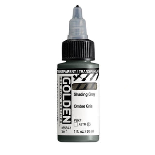 Transparent Shading Gray / 1oz / High Flow Acrylics / Golden Paints