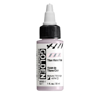 Titan Violet Pale / 1oz / High Flow Acrylics / Golden Paints