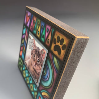 SAF14 - Paw and Heart Picture Frame