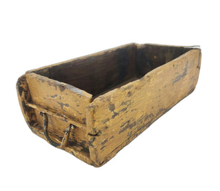 Mustard Vintage Brick Mould/Wooden Planter