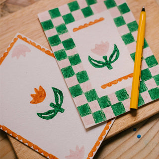 BLOK PARTI Stationery Kit - Tulip Print