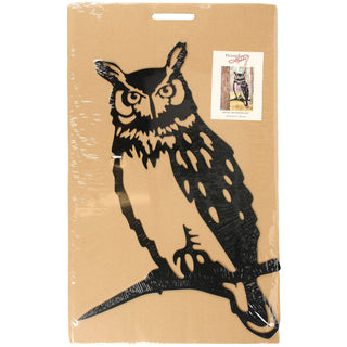 Owl / Outdoor Metal Peekaboo Decor