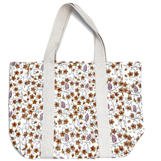 Block Printed Canvas Tote Bag / Anju