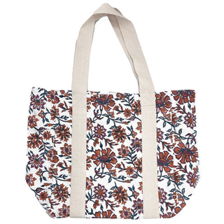 Block-Printed Canvas Bags - Multiple Styles