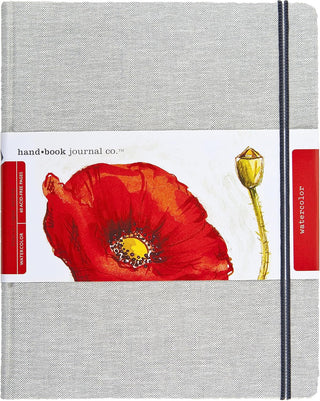 10.5x8.25" / Watercolor Travelogue Journal / Handbook Journal Co