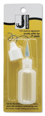 1/2oz / Empty Squeeze Bottle with 0.7mm Tip / Jacquard