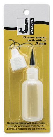 1/2oz / Empty Squeeze Bottle with 0.9mm Tip / Jacquard