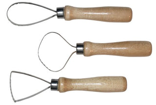 Set of 3 / Loop Pottery & Sculpture Tool / Pacific Arc