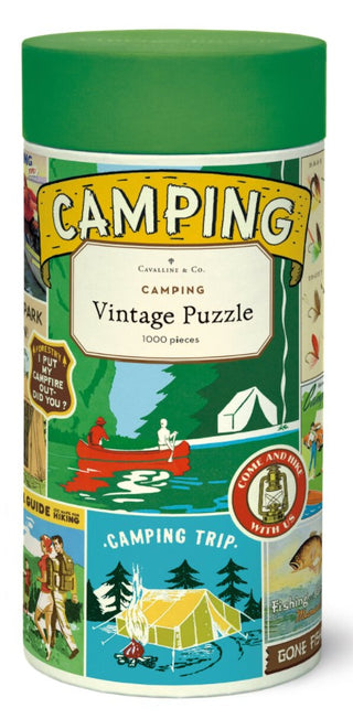 Vintage Camping 1000 pc Puzzle