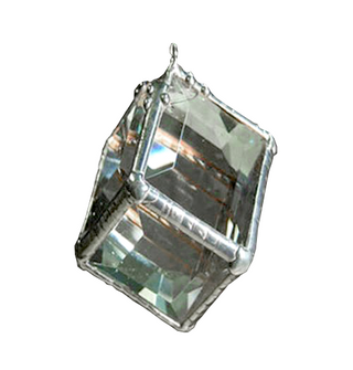Mini Cubie / Glass Rainbow Water Prism Suncatcher