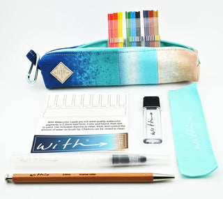 27 Leads / Watercolor Travel Set including Case / With