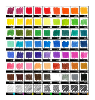 72 Leads / Deluxe Travel Drawing Set including Case / With